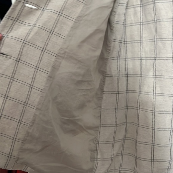 Madewell Dorest Linen Blazer in Windowpane - Picture 11 of 12